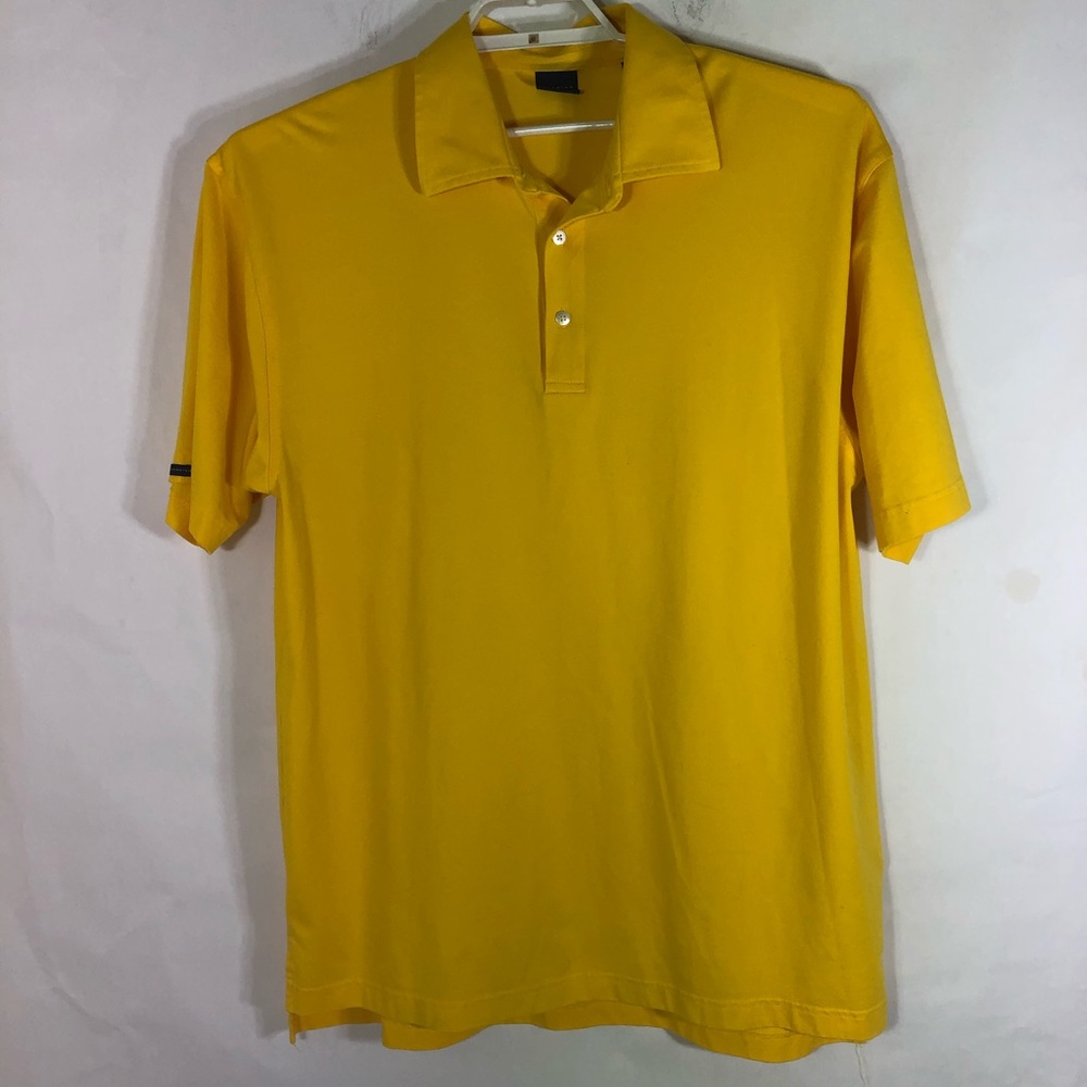 Dunning Yellow Golf Polo XL